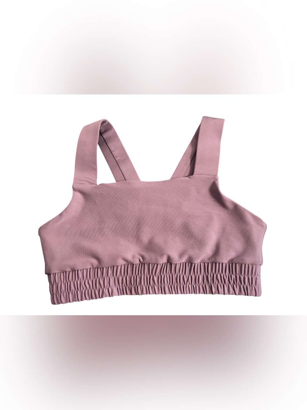 Every Turn Mauve Sports Bra Crop Top Girls Size 12 BNWOT